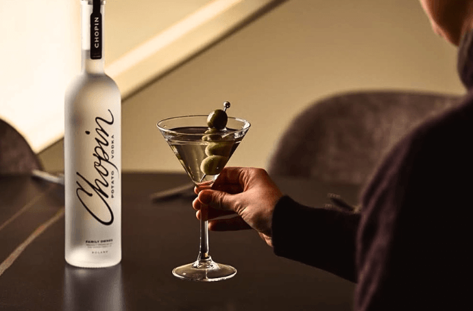 Elegancka degustacja Chopin Potato Vodka
